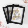 Set of photo frames plastic L-3 10x15 cm (3 pcs.), Black