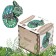 Ewa wooden puzzle, chameleon, 26 × 20 cm, puzzle