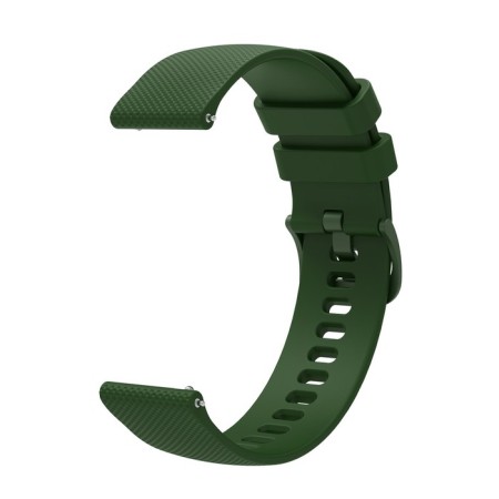 Smart hours strap, 20 mm, silicone, green-1