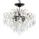 Chandelier "Dalila" 5he14 40W Black gold 40x40x39cm Bayerlux