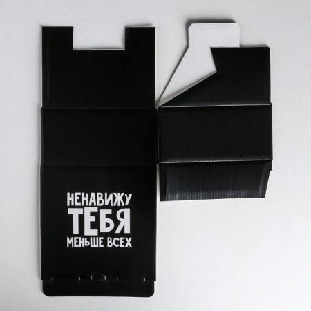 Box - Penal, Gift packaging, “I hate the least”, 15 x 15 x 7 cm-6