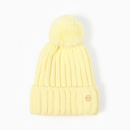 Children's hat, yellow color, size 52-54