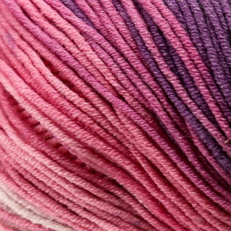 Yarn "Jeans Crazy" 55% cotton, 45% acrylic 160m/50g (8206 print)-2