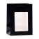 Gift package, with a window, 20 x 15 x 10 cm, black