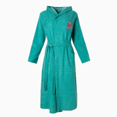 Women's bathrobe, green color, size 52