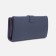 Women's wallet on the button, blue color