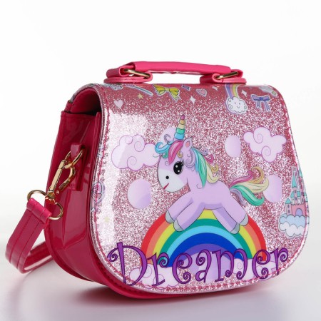 Baby bag on magnet, raspberry color