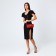 Female bag on a magnet, red color
