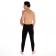 Male thermal underwear (pants), black color, size 52