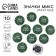 Sunset icons "most...", school, d = 56 mm, mix