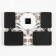 Wall clock, series: photo frames, "family tree", discrete move, 48 x 33 cm, dial 18.4 cm 9