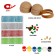 Set for creativity "Christmas tree toy. Cardboard. 3 balls "