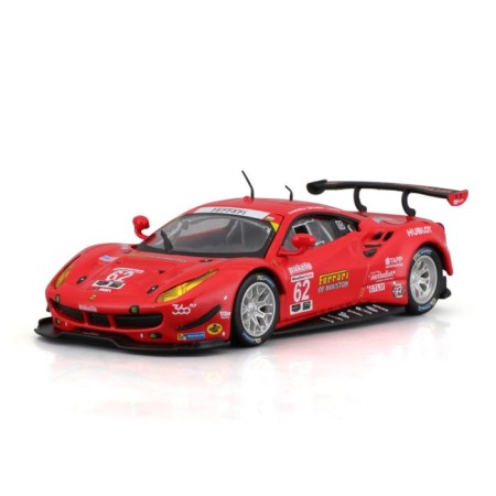 Racing machine BBURAGO Ferrari 488 GTE 2017, DIE-CAST, 1:43, Red color