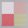 A set of scrapbooking paper 12 sheets 12 designs "School weekdays" 160 grams 15.2x15.2 cm