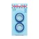 Set 2 pieces, adhesive tape textual (renamed) 75 mm x 10m, blue