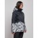 Ski jacket female, size 42, black color