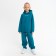 Kid for children (hoodies, trousers) minku: Basic Line Kids, Oversize, Emerald Color, Height 158