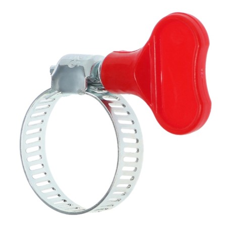Clamp with the "lamb" Zein English, end-to-end carriage, diameter 16-25 mm, width 8 mm-4