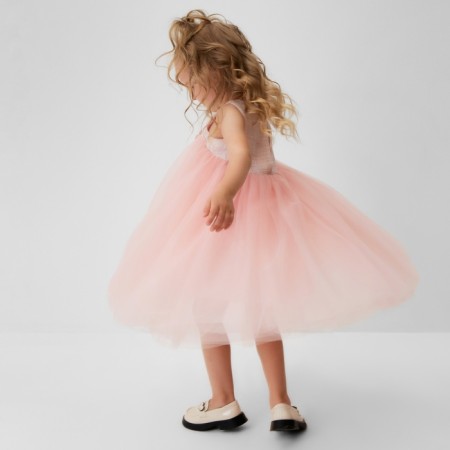 Платье для девочки MINAKU: PartyDress цвет розовый, рост 104-11