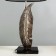 Seville desktop lamp E27 40W Black-Bronze 36x36x65 cm