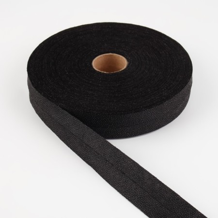 Non -woven ribbon, threaded, reinforced, 30 mm, 50 m, black color-1