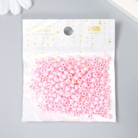 Round beads 6/0 "Pink" 20 g-3