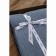 Bilateral veil of muslin jeans-blue color Essential, size 180x250 cm