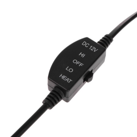 Heating the seat Skyway, with a back, 2 modes, black, 12 V, 116 x 52 cm-7