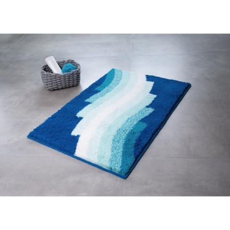 Bathroom mat Streak Blue 60x90 cm-1