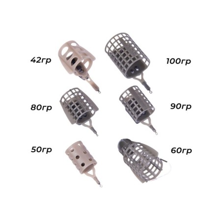 A set of plastic feeder feeders FC M6 reservoir 6pcs.