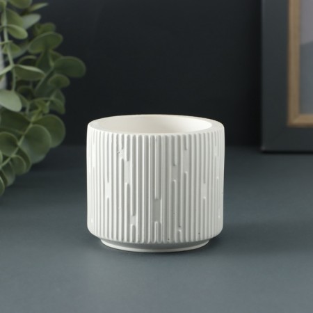 Kashpo - Climb "Line" 8x6cm, white-1