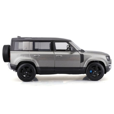 BBURAGO LAND Rover Defender 110 2022, Die-Cast, 1:24, Green color-1