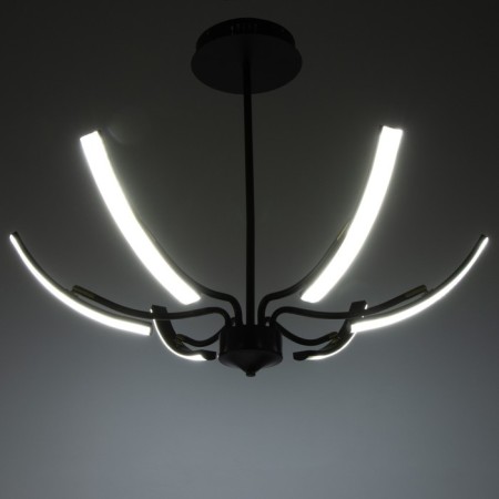 Люстра "Элеганс" LED 48Вт 3000-6000К черный 80х80х45 см BayerLux-3