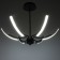 Люстра "Элеганс" LED 48Вт 3000-6000К черный 80х80х45 см BayerLux