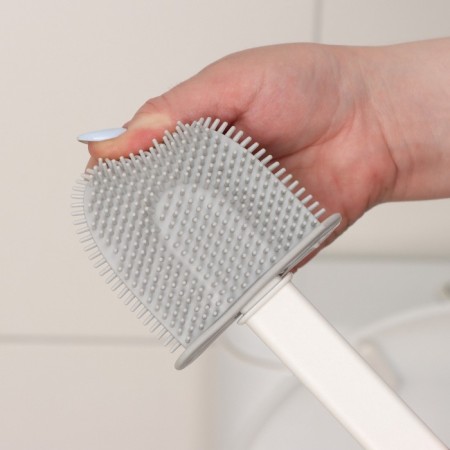Silicon of the toilet Silicone Dilan “Lila”, 4.3 × 9.5 × 36 cm, white color-13
