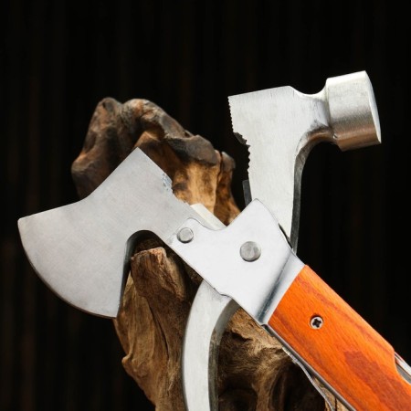 Multitul 8V1 in a case, hilt of a tree (ax, hammer, screwdrivers, knives)-3