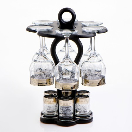 Mini-bar "elegant", 12 items, for wine, engraving 240/50 ml-1