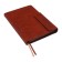 Dated 2025 diary, A5, 176 sheets of Escalada, a solid cover made of artificial leather, pancake embossing, lies, cream block 70 g/m2, brown