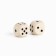 Dice play, 1.4 x 1.4 cm, set 2 pcs, tree