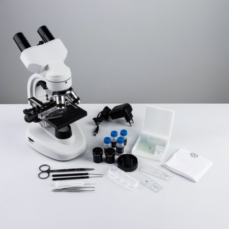 Microscope Laboratory multiplicity 40,100,400, backlight