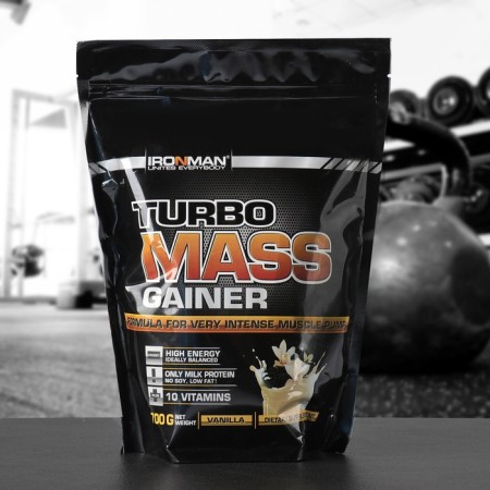 Heiner Ironman Turbo Mass, vanilla, sports nutrition, 700 g