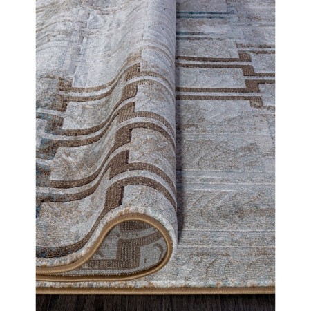 Rectangular carpet Matrix D591, size 160 x 230 cm, color Cream-Blue-2