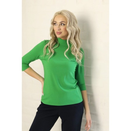 Women's turtleneck, size 46, green color-10