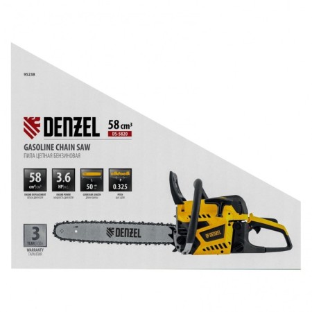 DREAL DENZEL DENZEL 95238, DS-5820, tire 50 cm, 58 cm3, 3.6 hp, step 0.325-10