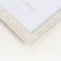 Photo frame metal, glass 13x18 cm "openwork shine" Rhinestones silver 12x20 cm