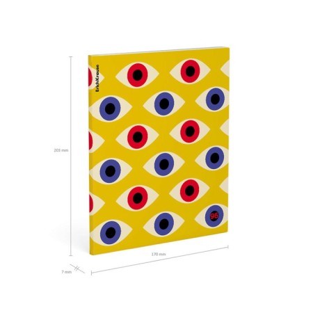 Notebook 96 sheets, cage, erichkrause, bauhaus, matte lamination, varnish-7