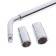 CLOS CLEAL MA-shaped telescopic tundra, square 1/2 ", heads 17/19/21/23 mm