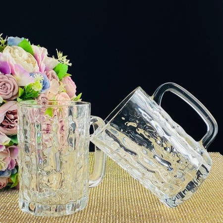 Set of circles Lenardi, glass, 420 ml, 2 pcs