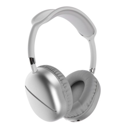 AKZ MAX10 headphones, wireless, full -size, microphone, backlight, white-2