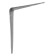 Bracket, 250x200x0.9 mm, metal, chromium color